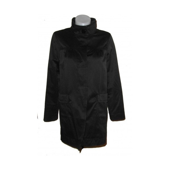 Veste mi-saison femme, coloris noir.