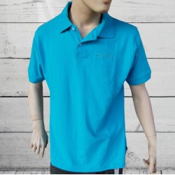 Polo homme, South pole, coloris bleu uni.