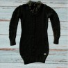 Pull tunique fille, Teddy Smith, coloris noir.