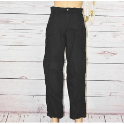 Pantalon style baggy, School Rag, coloris noir.