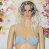 soutien gorges en coton, bleu, 80 A.