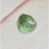 Bague en verre, coloris vert.