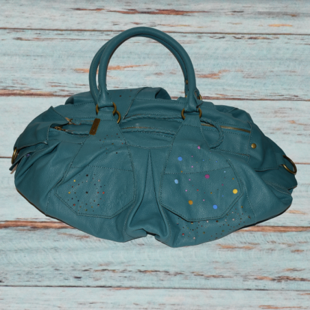 Sac main Vert turquoise Desigual London Parisine