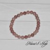 Bracelet élastique Aventurine violette