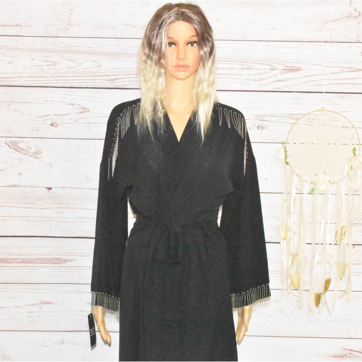 Long Kimono, New Look, coloris noir,