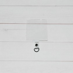 Patch adaptateur pour lanière de téléphone, dragonne.. coloris transparent.