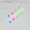 Lot de barrettes clic-clac, Bicolore, pour fille.