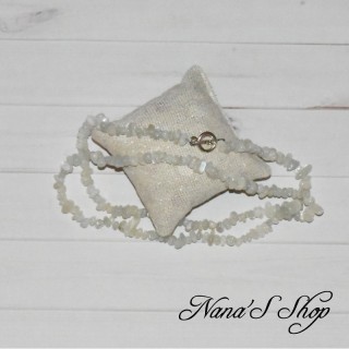 Collier en pierre de lune, fait main.
