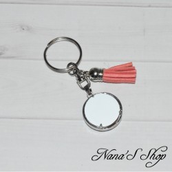 Porte-clés arbre de vie, fait main, arrière.