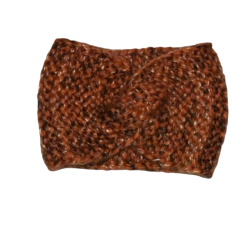 Bandeau Islande, twisté, couleur mélangé, tricoté mains