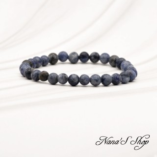 Bracelet Sodalite du Brésil, mat, Grade A