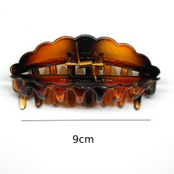 Pince crabe XL 9cm, coloris marron écaille.