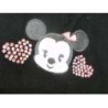 Manteaux fille, Disney Cutties, Minnie, coloris noir, détail.