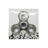 Hand Spinner métalique, coloris argent.