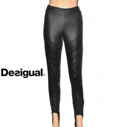 Legging fuseau, Gentle, Desigual, coloris noir.