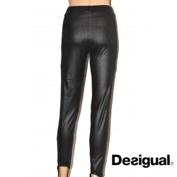 Legging fuseau, Gentle, Desigual, coloris noir, dos.