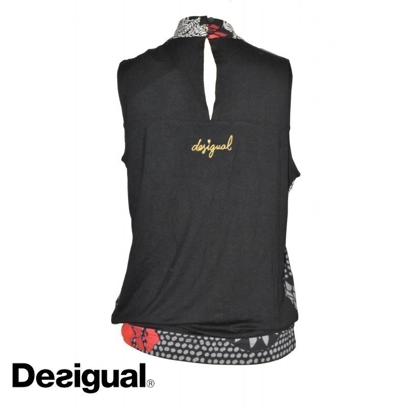 Débardeur Desigual - Taille 36/38 - Multicolore - Occasion Très Bon état