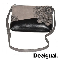 Sac à main, Desigual, 2 tones Durban, coloris taupe.