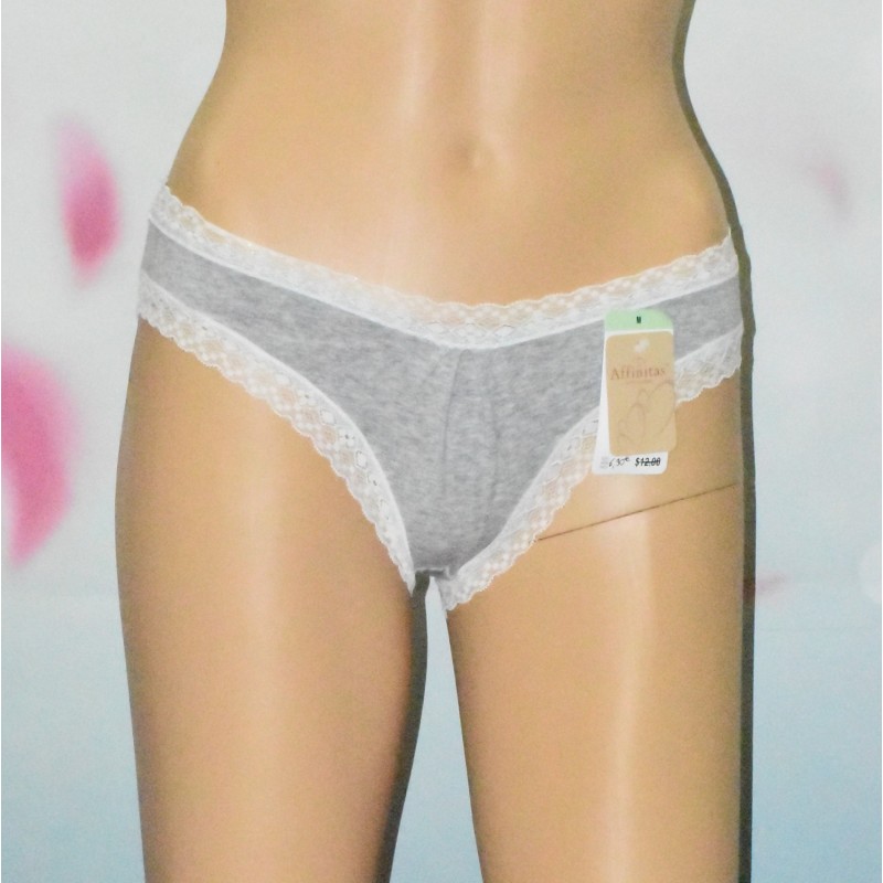 Culotte, finition dentelle, Affinitas Intimate.