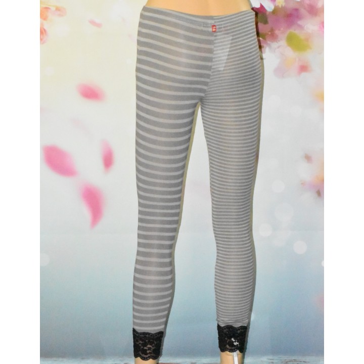 Leggings à rayure, Ecko Red, coloris gris.