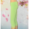 Leggings court, dentelle, différents coloris, vert pomme.