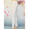 Legging simple et uni, coloris blanc.