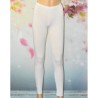 Legging simple et uni, coloris blanc.