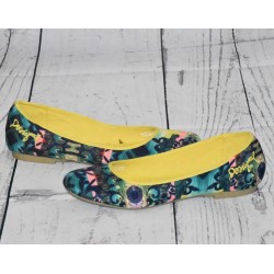 Ballerine colorée, Classic 2, Desigual, coloris jaune.