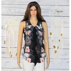 Blouse, Desigual, Ginebra, noire