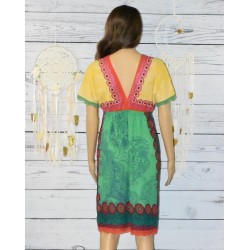 Robe Soraya Desigual, coloris multicolore, dos.