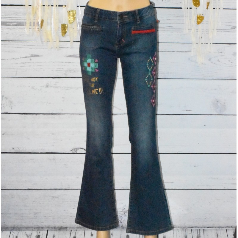 Pantalon jeans fille Desigual, Bumann