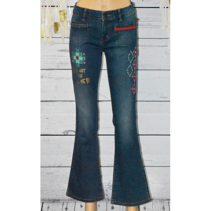 Pantalon jeans fille Desigual, Bumann