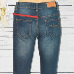 Pantalon jeans fille Desigual, Bumann, détail.