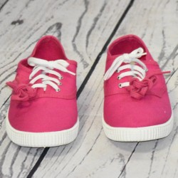 Basket en toile, American Eagle, coloris rose Fuchsia.