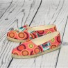 Espadrilles femme, Esparto Plano, Desigual, Desigual coloris orange multicolore.