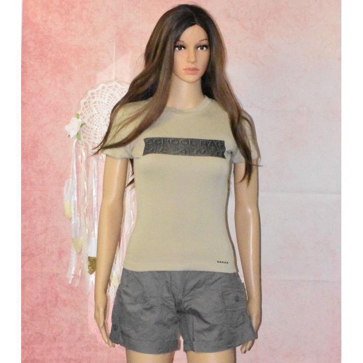 T-shirt manches courte, impression velours, School Rag,