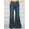 Jeans brut femme, taille haute, School Rag.