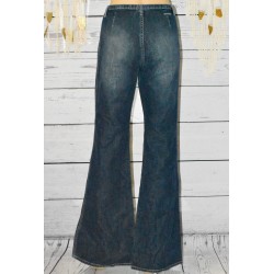 Jeans brut femme, taille haute, School Rag.