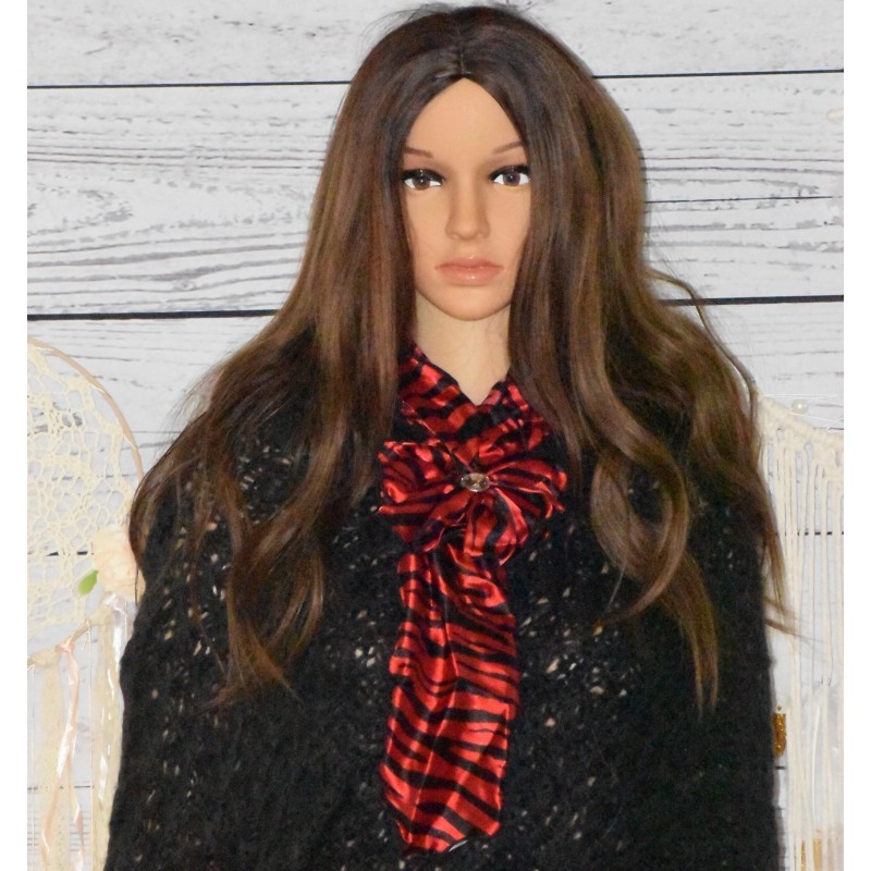 Fleur 5 en 1, foulard, broche et pince, différents modèles, zébré rouge. Fleur 5 en 1, foulard, broche et pince, différents modèles, zébré rouge.