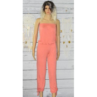 Combinaison bustier, taille unique, coloris Corail,