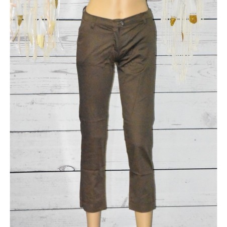 Pantalon Italien, School Rag, coloris marron.