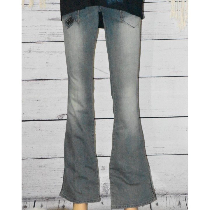 Jeans femme, coupe évasée, Loïs,