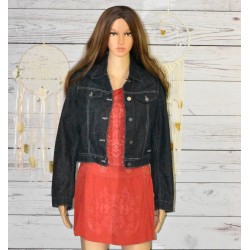 Veste en jeans brut, School Rag, coloris bleu.