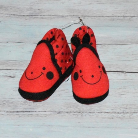 Chaussons Bébé animaux coccinelle 0 / 3 Mois