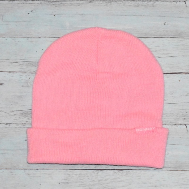 Bonnet femme Donnay, coloris rose pâle.