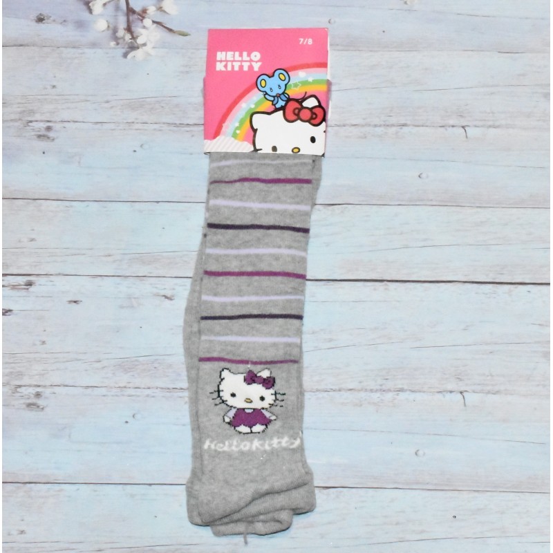 Collant à rayures, Hello Kitty, coloris gris