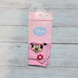 Collant bébé rose à rayures, Minnie