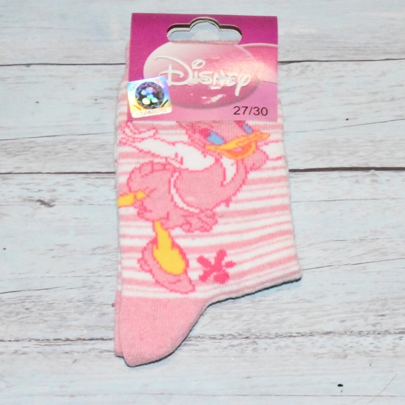 Chaussettes à rayures Disney Daisy, Taille 27/30.