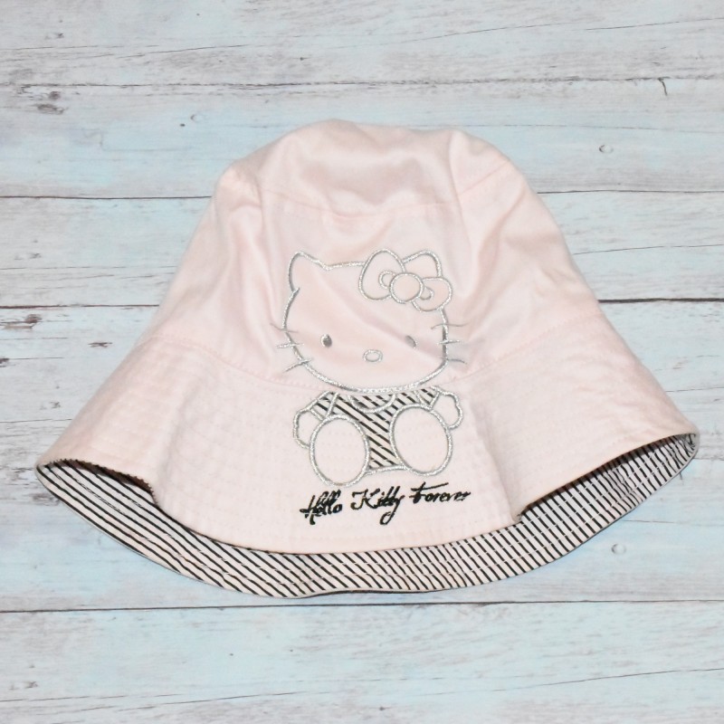 Chapeu Bob fille Hello Kitty, coloris Rose pâle. Chapeu Bob fille Hello Kitty, coloris Rose pâle.