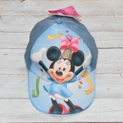 Casquette fille, Disney, Minnie, coloris Bleu.